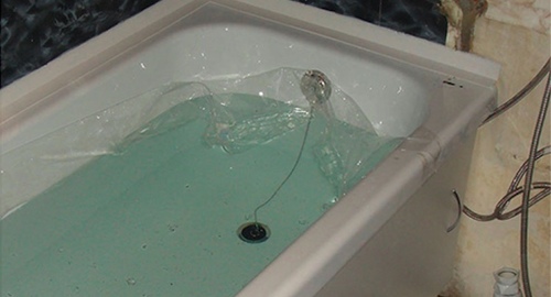 Установкой акрилового вкладыша | Гостиный двор